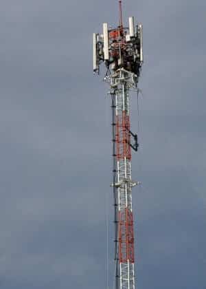 Premium Photo  Tower with 5g and 4g cellular network antenna