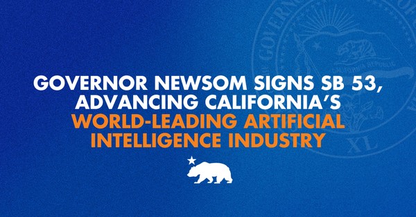 California SB 53: AI Safety Law for Frontier Models