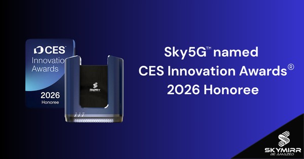 SkyMirr Sky5G Router Wins CES 2026 Innovation Award