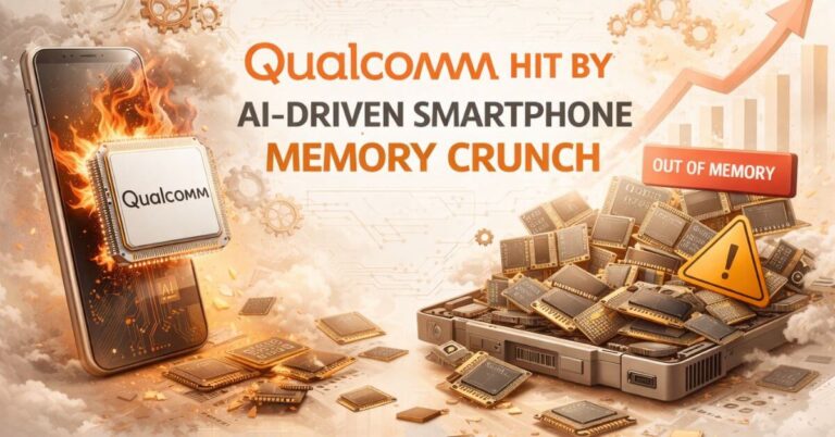 Qualcomm hit by AI-driven smartphone memory crunch