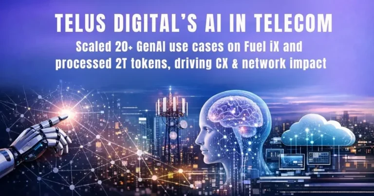 TELUS Digital AI in Telecom: Scaled 20+ GenAI use cases on Fuel iX