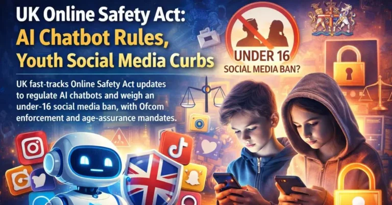 UK Online Safety Act: AI Chatbot Rules, Youth Social Media Curbs