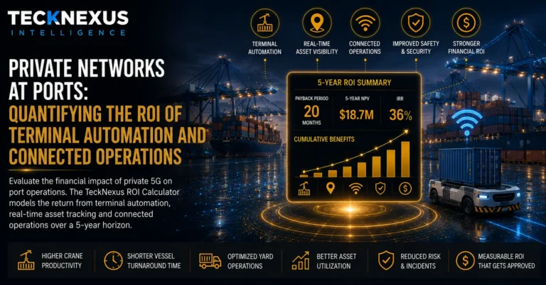 Private Networks at Ports: Quantifying the ROI of Terminal Automation and Connected Operations