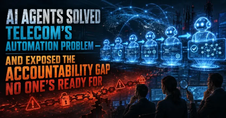 AI Agents Solved Telecom's Automation Problem - And Exposed the Accountability Gap No One's Ready For