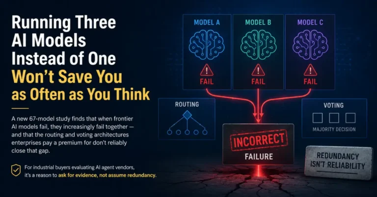 Running Three AI Models Instead of One Won't Save You as Often as You Think