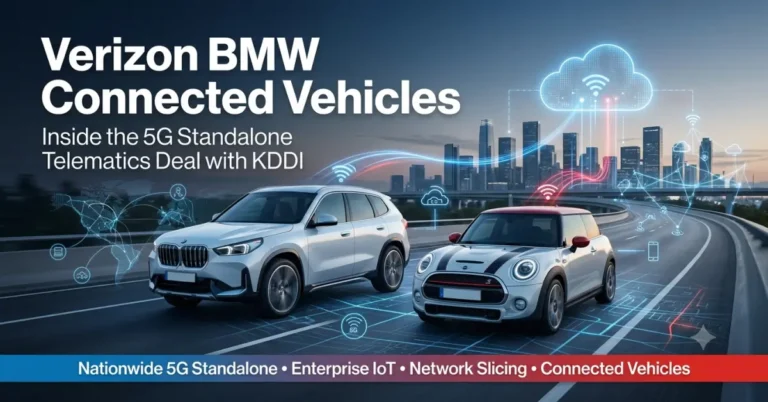 Verizon BMW Connected Vehicles: Inside the 5G Standalone Telematics Deal with KDDI