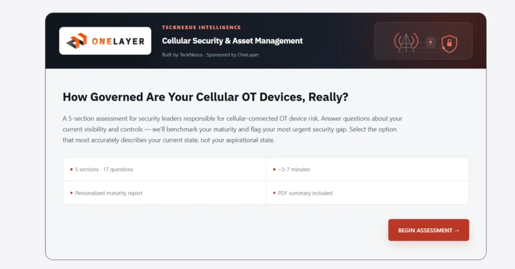 How Governed Are Your Cellular OT Devices, Really? A New Benchmark for Security Leaders