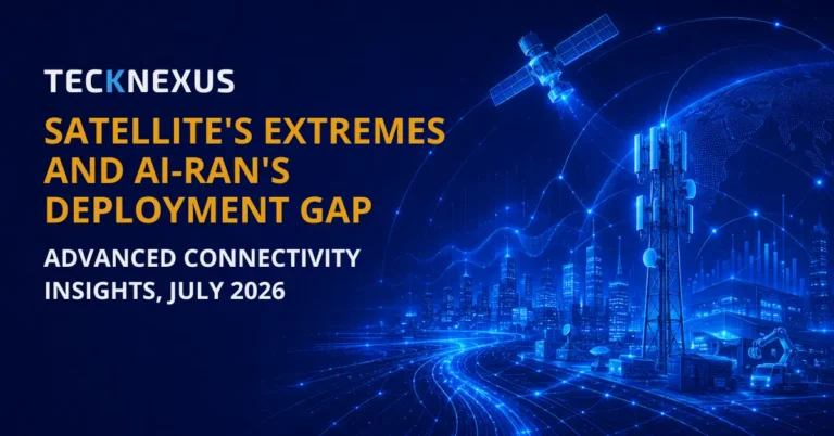 Telecom and Wireless Insights, July 2026: Satellite's Extremes and AI-RAN's Deployment Gap