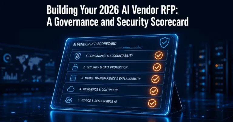 Building Your 2026 AI Vendor RFP: A Governance and Security Scorecard