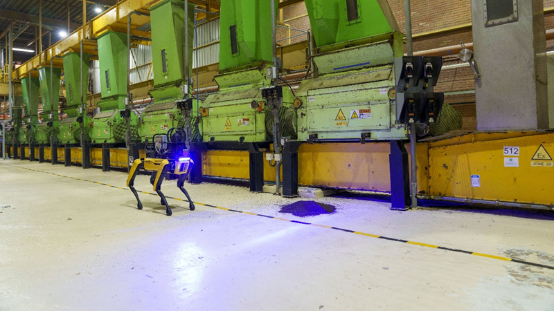 Spot the Dog in a manufacturing facility (Credit: Cargill)