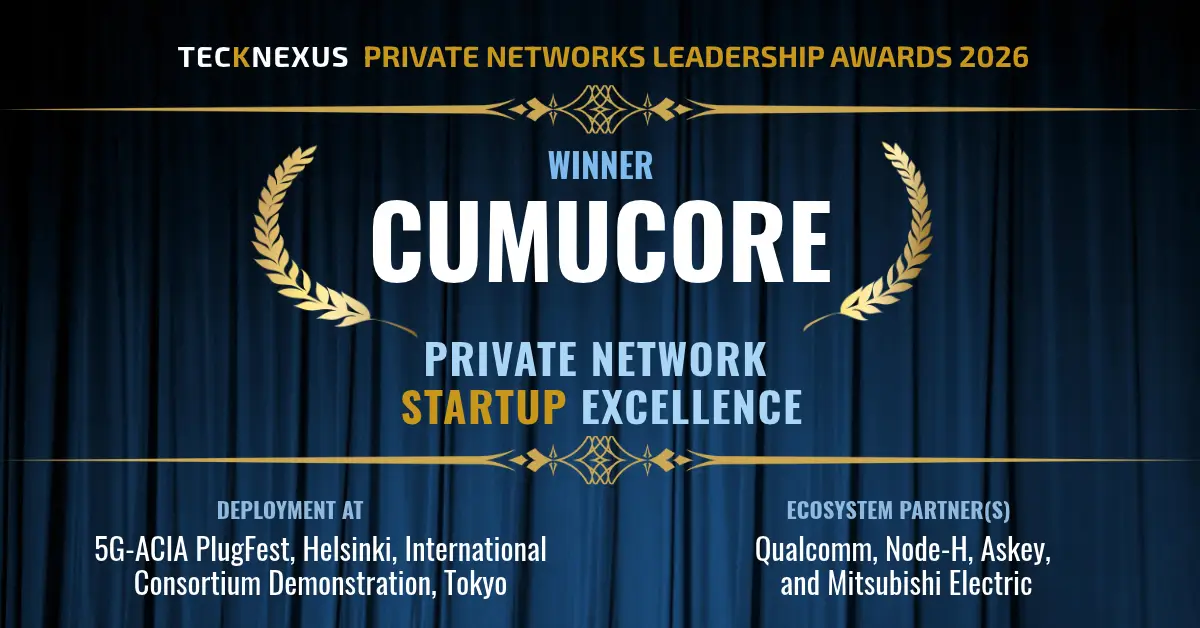 Cumucore Enables Physical AI with Deterministic 5G