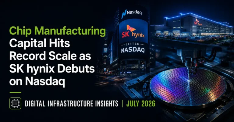 Chip Manufacturing Capital Hits Record Scale as SK hynix Debuts on Nasdaq: Digital Infrastructure Insights, July 2026