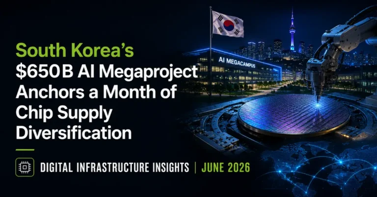 South Korea's $650B AI Megaproject Anchors a Month of Chip Supply Diversification: Digital Infrastructure Insights, June 2026