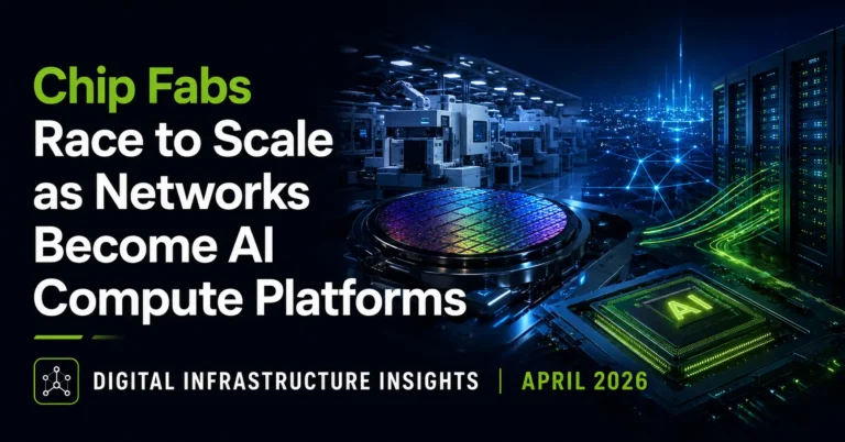 Chip Fabs Race to Scale as Networks Become AI Compute Platforms: Digital Infrastructure Insights, April 2026