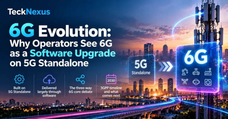 6G evolution is winning outside China. Why operators plan 6G as a software upgrade on 5G Standalone, the core debate and the 2030 timeline.