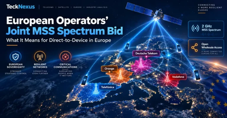 Europe's Largest Operators Bid to Shape Direct-to-Device: What a Joint MSS Spectrum Move Really Changes