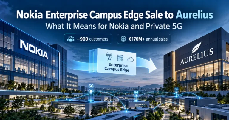 Nokia Enterprise Campus Edge Sale to Aurelius Signals Private Wireless Has Come of Age
