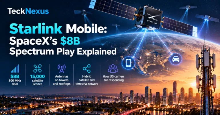 Starlink Mobile: SpaceX's $8B Spectrum Play Explained